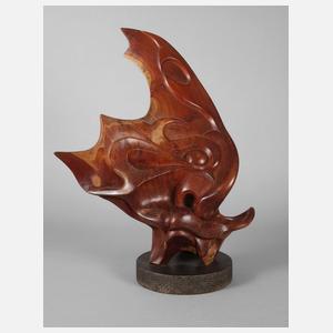 R. Canonica, moderne Holzskulptur