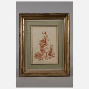 Gilles Demarteau, Die Bäuerin