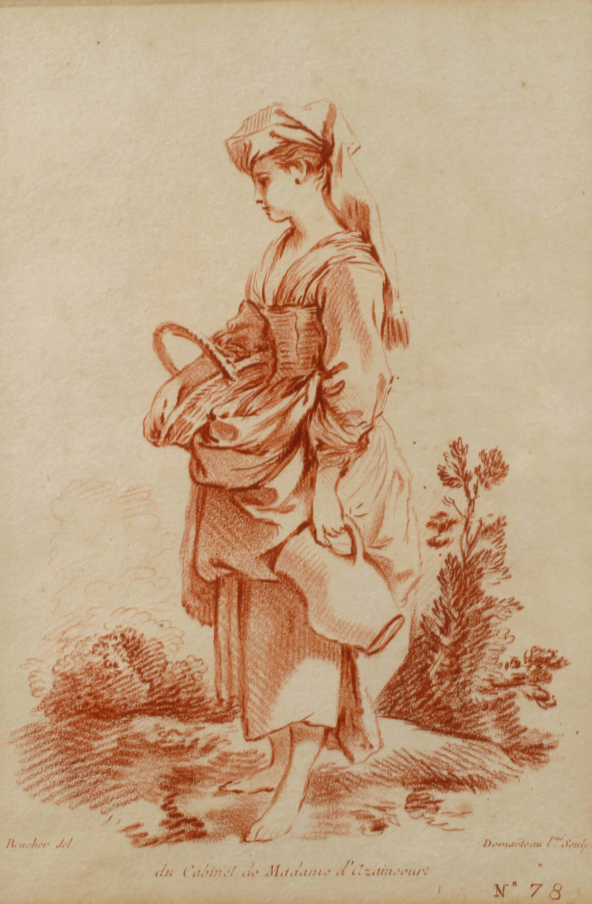 Gilles Demarteau, Die Bäuerin