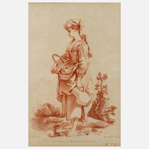 Gilles Demarteau, Die Bäuerin