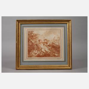 Gilles Demarteau, Paar bacchantische Szenen