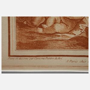 Gilles Demarteau, Paar bacchantische Szenen