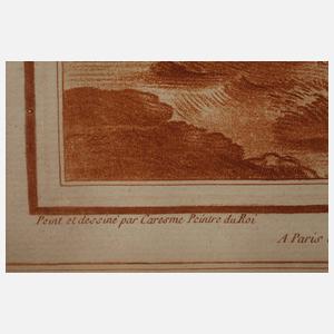 Gilles Demarteau, Paar bacchantische Szenen