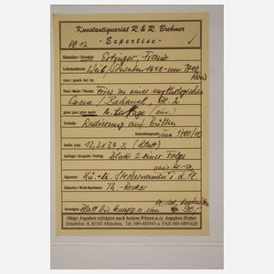 Franz Ertinger, Friese mit mythologischen Szenen