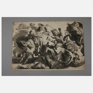 Willem van der Leeuw, Auf der Bären- und Löwenjagd