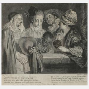 Henri S. Thomassin, Akteure der Comedie Francaise