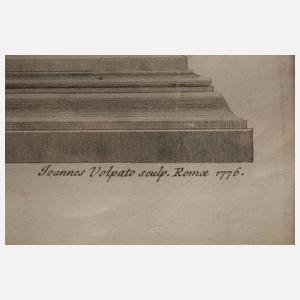 Giovanni Volpato, Pilasterdekoration im Vatikan