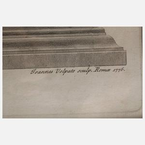 Giovanni Volpato, Pilasterdekoration im Vatikan