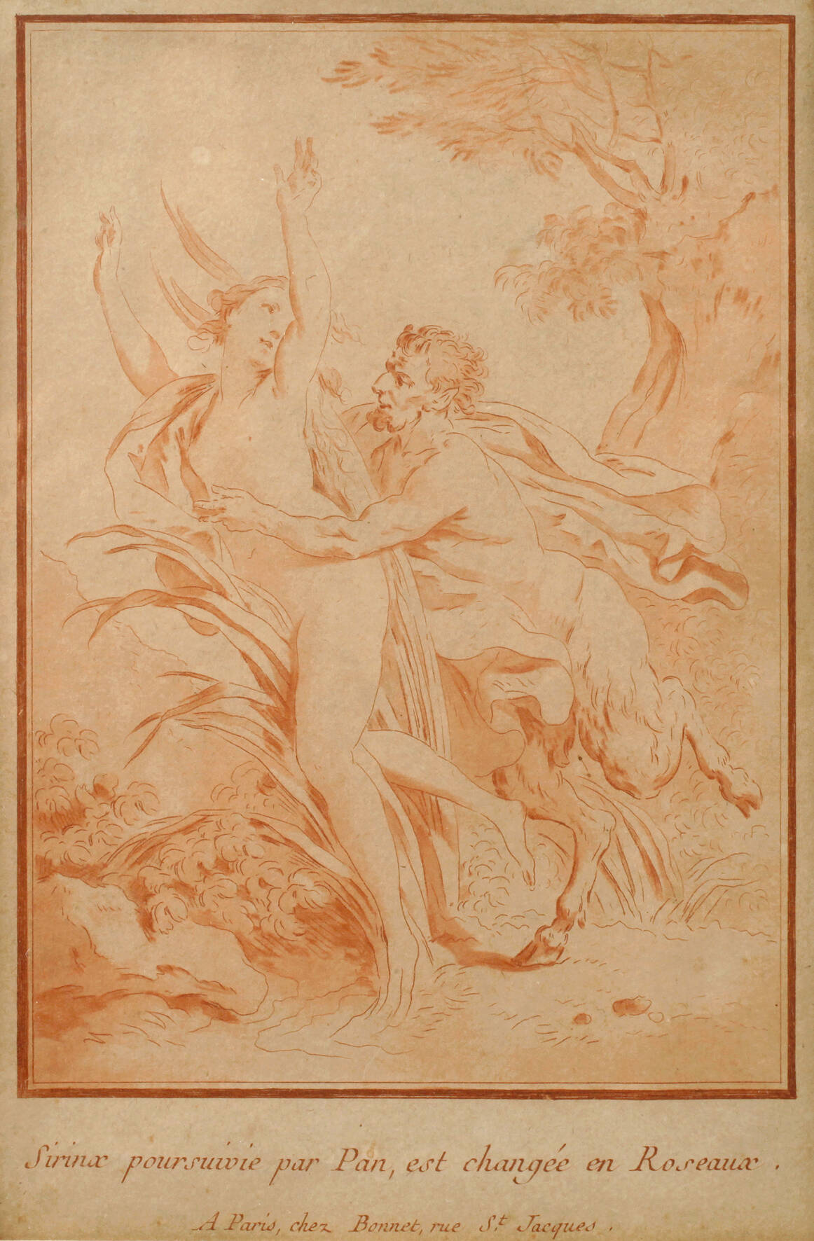 Satyr und Nymphe