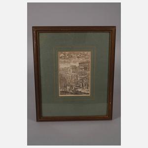 Kupferstich Weinanbau