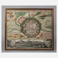 Matthias Seutter, Plan und Ansicht von Landau111