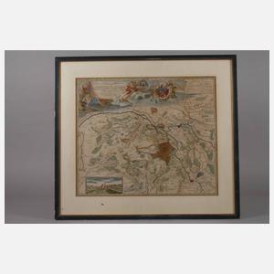 Johann Baptist Homann, Kupferstichkarte Franken