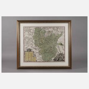 Homanns Erben, Kupferstichlandkarte Harz