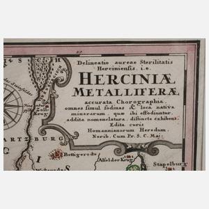 Homanns Erben, Kupferstichlandkarte Harz