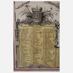 Homanns Erben, Kupferstichlandkarte Harz