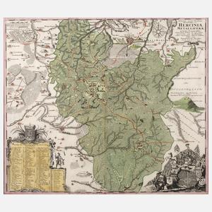 Homanns Erben, Kupferstichlandkarte Harz