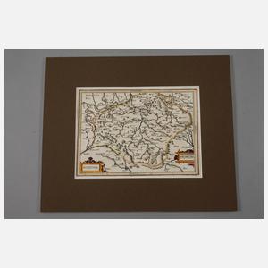 Matthäus Merian, Kupferstichkarte Böhmen