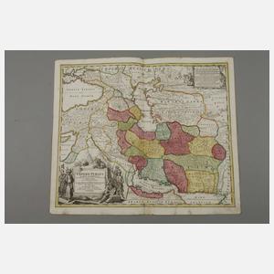 Johann Baptist Homann, Kupferstichkarte Persien