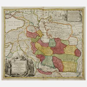 Johann Baptist Homann, Kupferstichkarte Persien