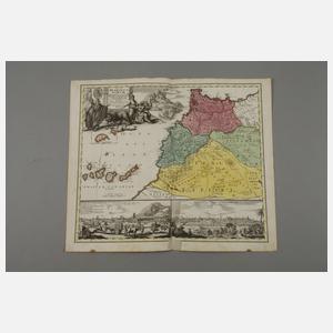 Johann Christoph Homann, Kupferstichkarte Marokko