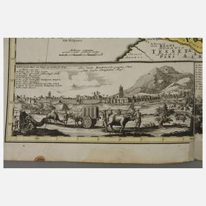 Johann Christoph Homann, Kupferstichkarte Marokko