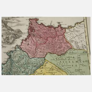 Johann Christoph Homann, Kupferstichkarte Marokko