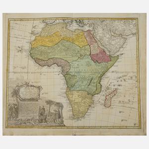 Homanns Erben, Kupferstichkarte Afrika