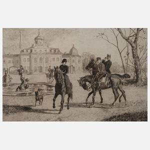 Konrad Ahrendts, Schloss Belvedere