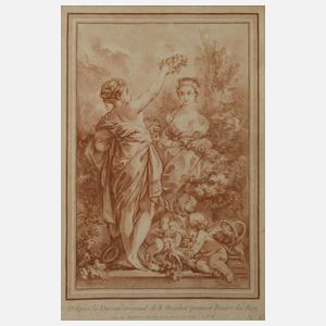 Demarteau, Allegorie auf den Sommer