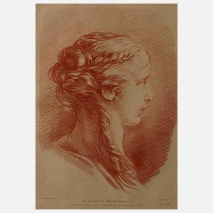 Demarteau, Damenportrait