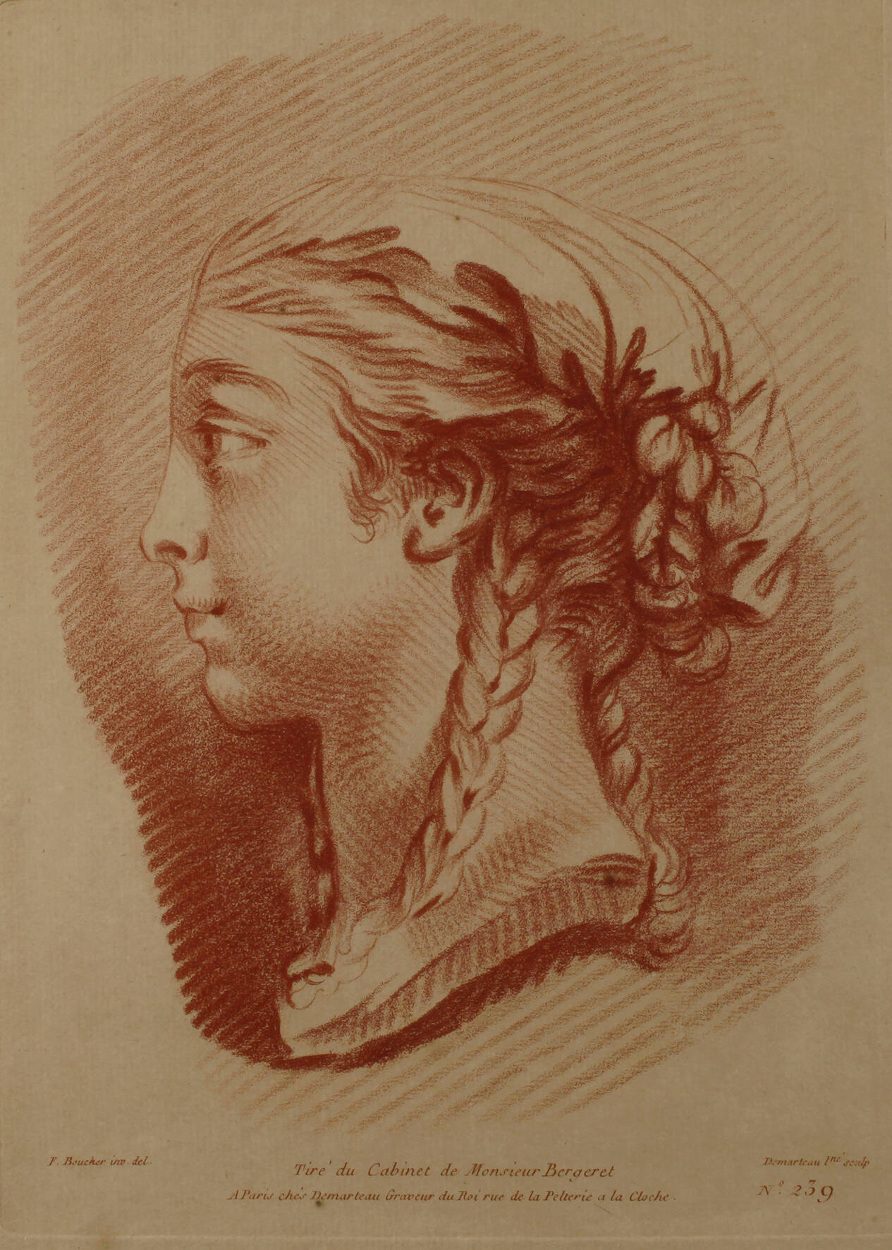 Demarteau, Mädchenbüste