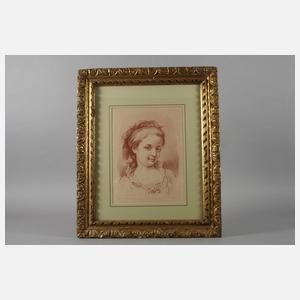 Demarteau, Mädchenbildnis