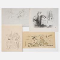 Jean-Louis Forain, Graphik und Zeichnungen111