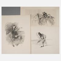 Jean-Louis Forain, Konvolut Lithographien111