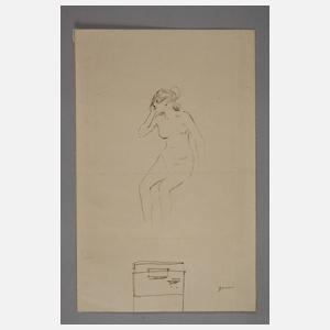 Jean-Louis Forain, Radierungen und Federzeichnung