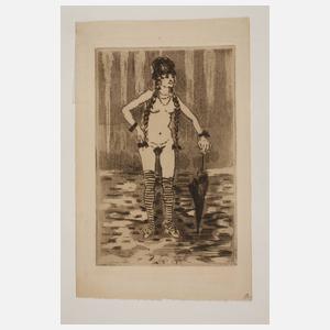 Jean-Louis Forain, Radierungen und Federzeichnung