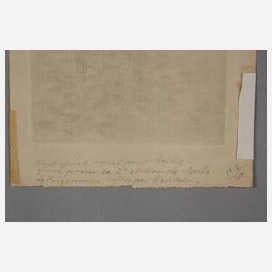 Jean-Louis Forain, Radierungen und Federzeichnung