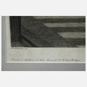 Georg Abraham Hackert, Der Isis-Tempel in Pompeji