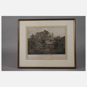 Domenico Quaglio, "Schloss Trausnitz bei Landshut"