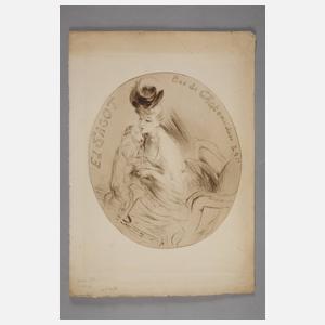 Jacques Villon, Die Frau mit dem Hündchen