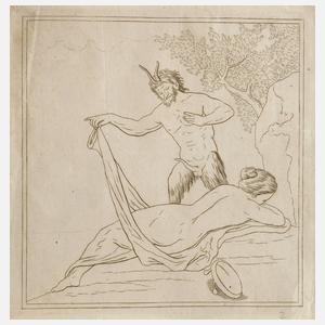 Satyr und Nymphe
