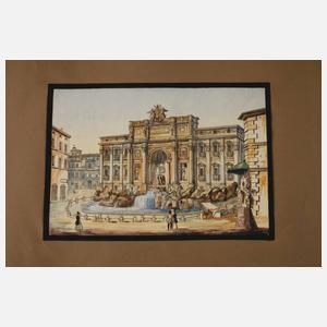 Seltenes Ansichtenalbum Rom