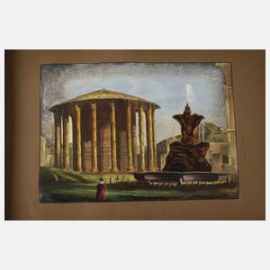 Seltenes Ansichtenalbum Rom