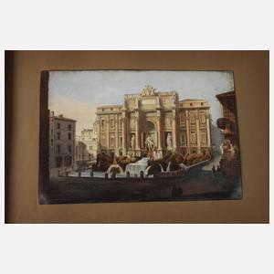 Seltenes Ansichtenalbum Rom