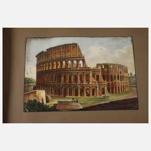 Seltenes Ansichtenalbum Rom