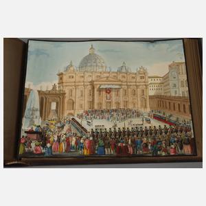 Seltenes Ansichtenalbum Rom