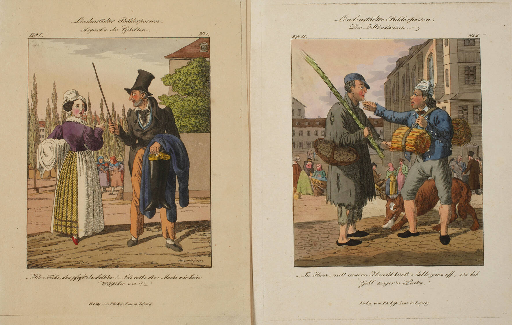 Blätter "Lindenstädter Bilderpossen"