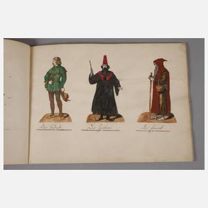 Buch mit montierten Kupferstichen