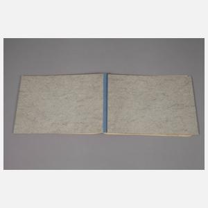 Buch mit montierten Kupferstichen