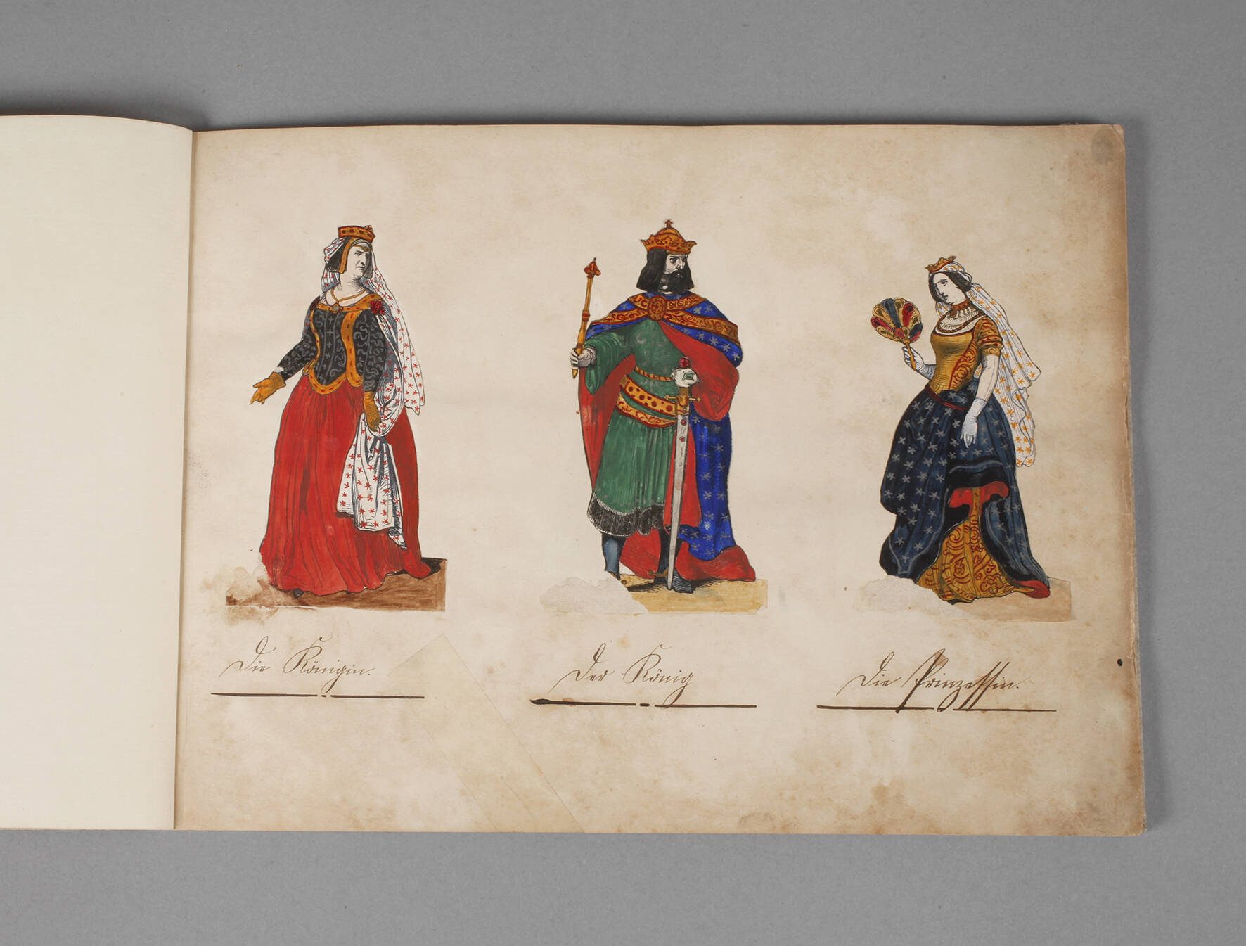 Buch mit montierten Kupferstichen